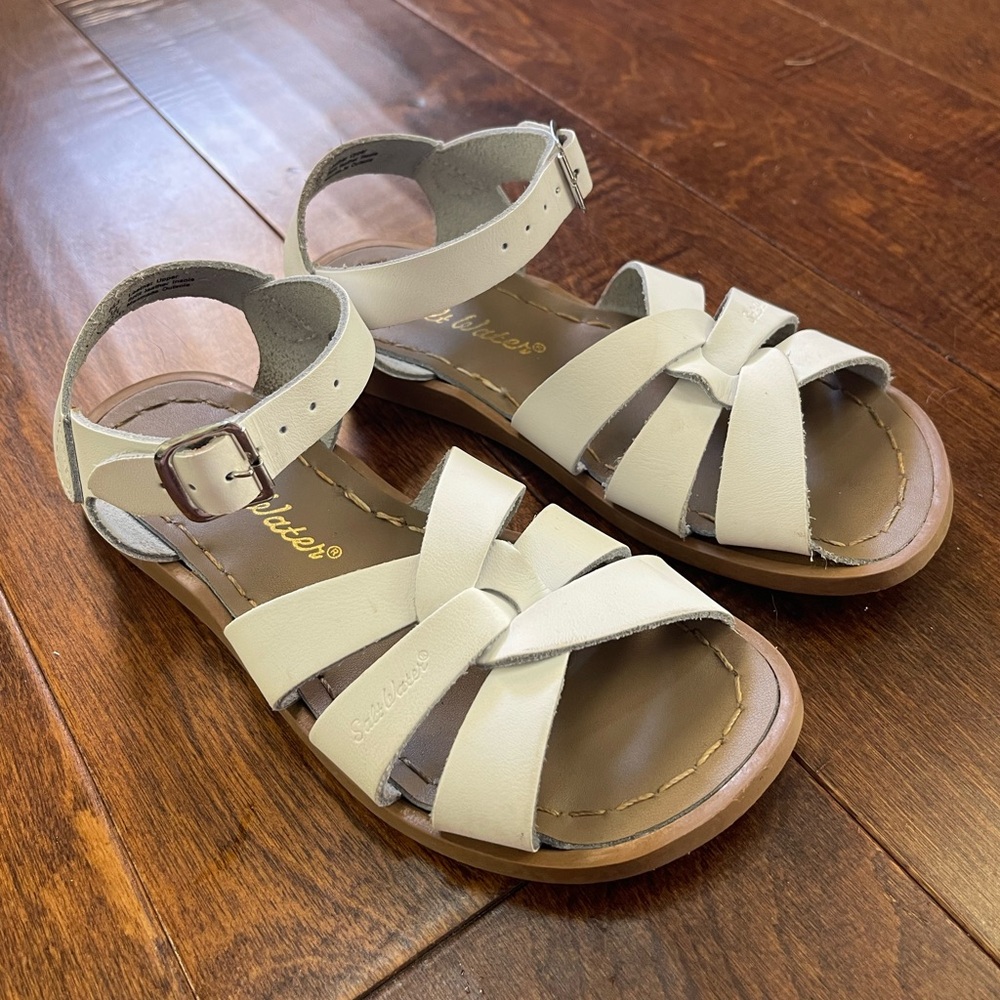 Sun San SALT WATER Original white Sandals- sz 12